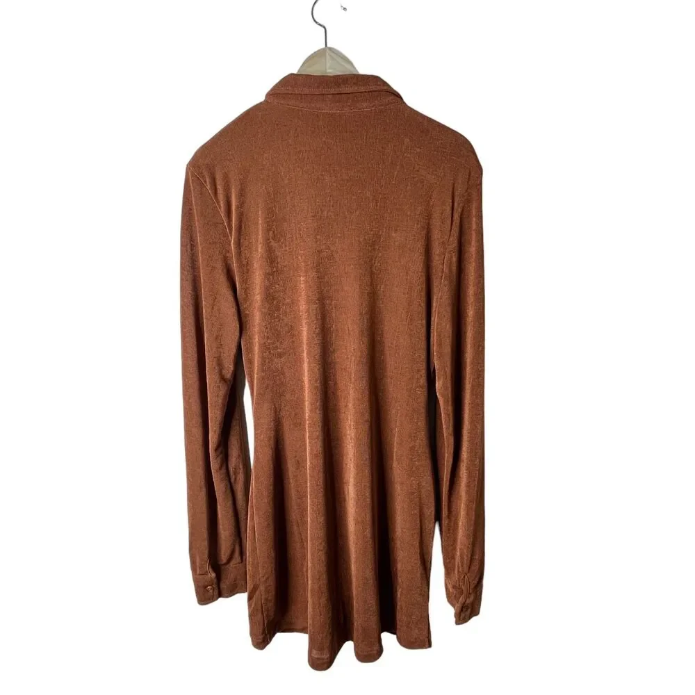 NWT With Jean Andy Dress in Chocolate Sz XL - Picture 3 of 10